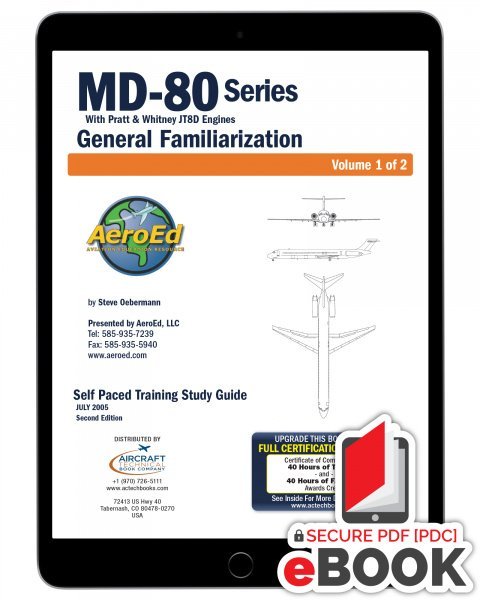 MD-80 Series General Familiarization Secure eBook With P&W JT-8D Engines