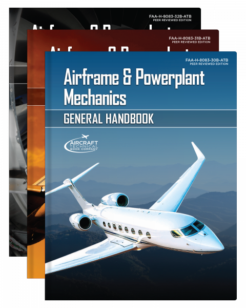 Airframe & Powerplant Handbooks 8083-B Set of 3